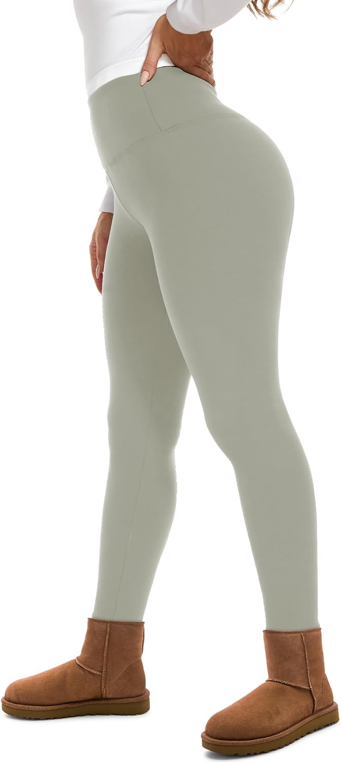 GAYHAY Fleece Lined Leggings for Women – Thick Winter Warm Thermal High Waisted Tummy Control Workout Yoga Pants