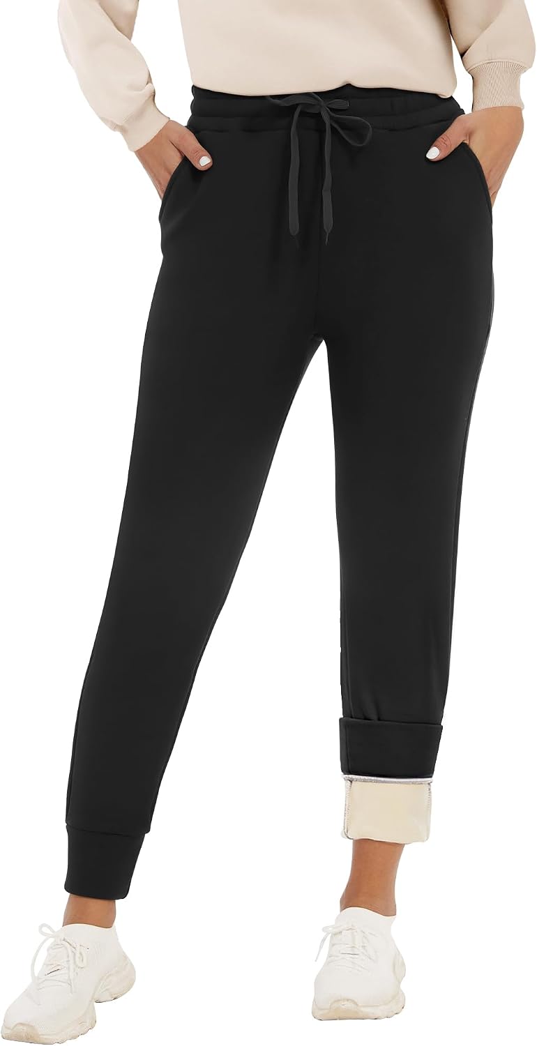 GAYHAY Fleece Lined Sweatpants Women