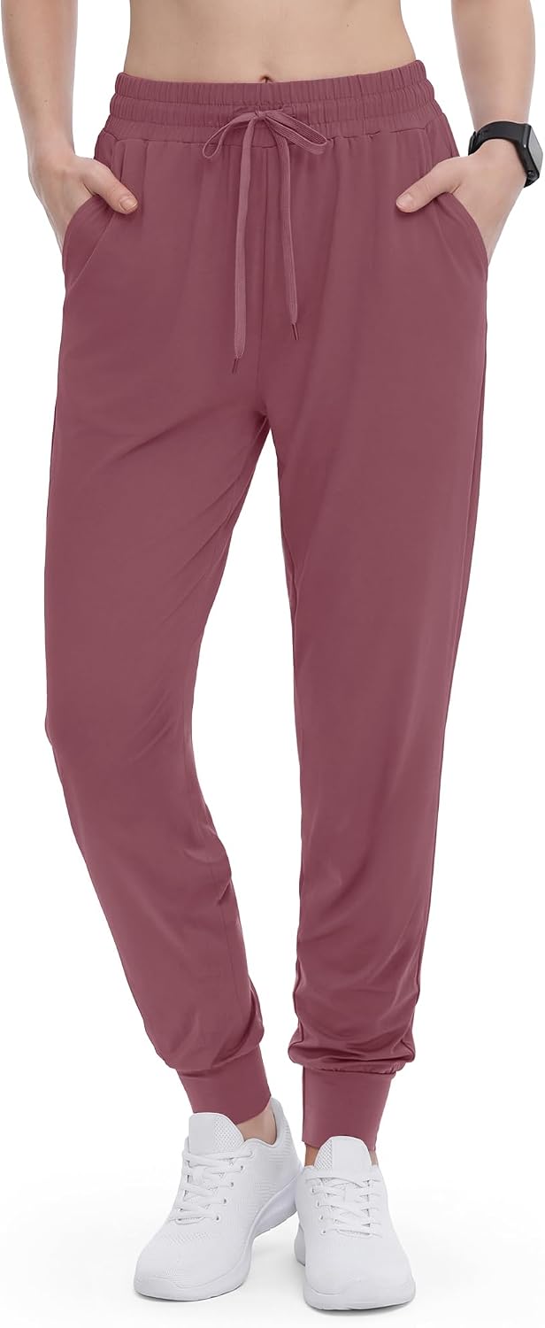GAYHAY Joggers for Women with Pockets - Womens Sweatpants Lightweight Yoga Lounge Pants for Athletic Workout Gym Running