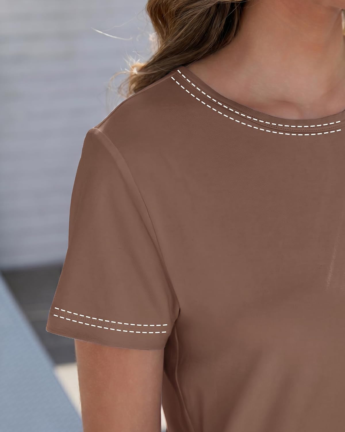 GAYHAY T Shirts for Women - Short Sleeve Spring Summer Tops Soft Basic Tees Beach Vacation Clothes for Casual 2026