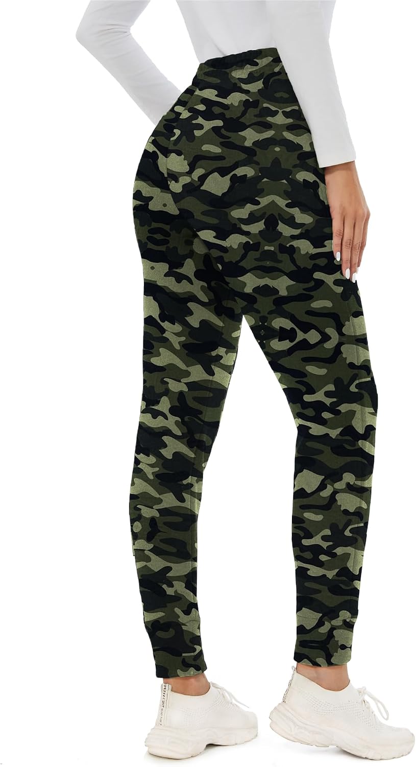 GAYHAY Fleece Lined Sweatpants Women- Winter Warm Sherpa Lined Athletic Joggers Pants with Pockets