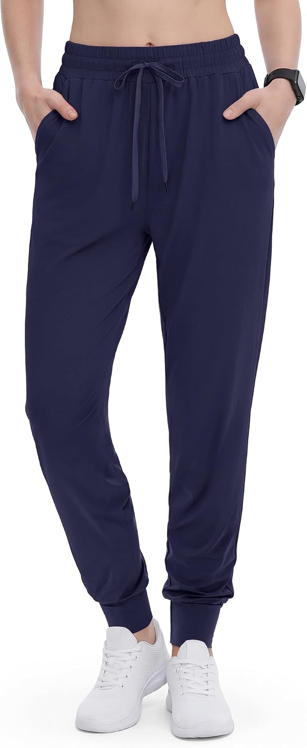 GAYHAY Joggers for Women with Pockets - Womens Sweatpants Lightweight Yoga Lounge Pants for Athletic Workout Gym Running