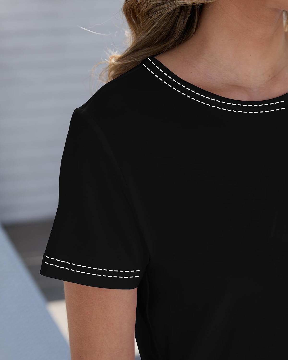GAYHAY T Shirts for Women - Short Sleeve Spring Summer Tops Soft Basic Tees Beach Vacation Clothes for Casual 2026