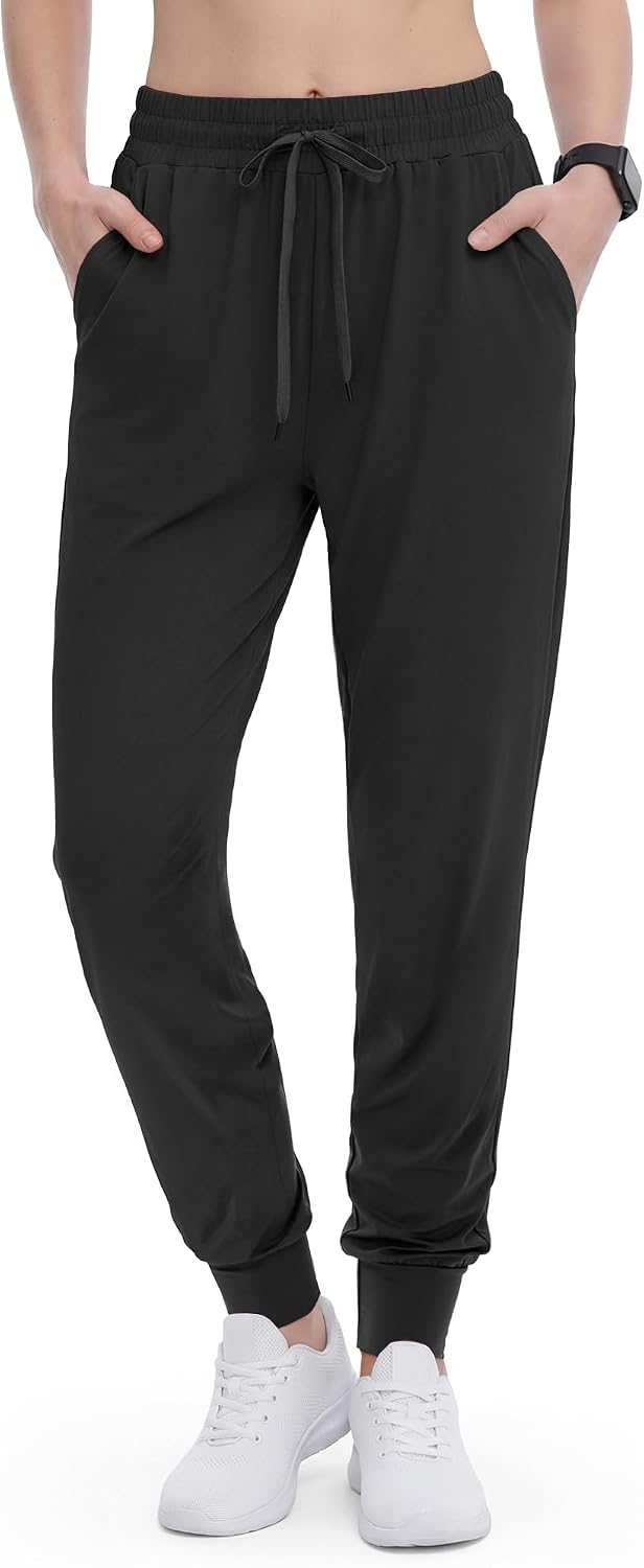 GAYHAY Joggers for Women with Pockets - Womens Sweatpants Lightweight Yoga Lounge Pants for Athletic Workout Gym Running