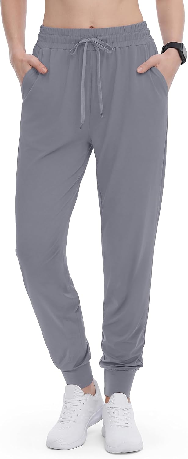 GAYHAY Joggers for Women with Pockets - Womens Sweatpants Lightweight Yoga Lounge Pants for Athletic Workout Gym Running