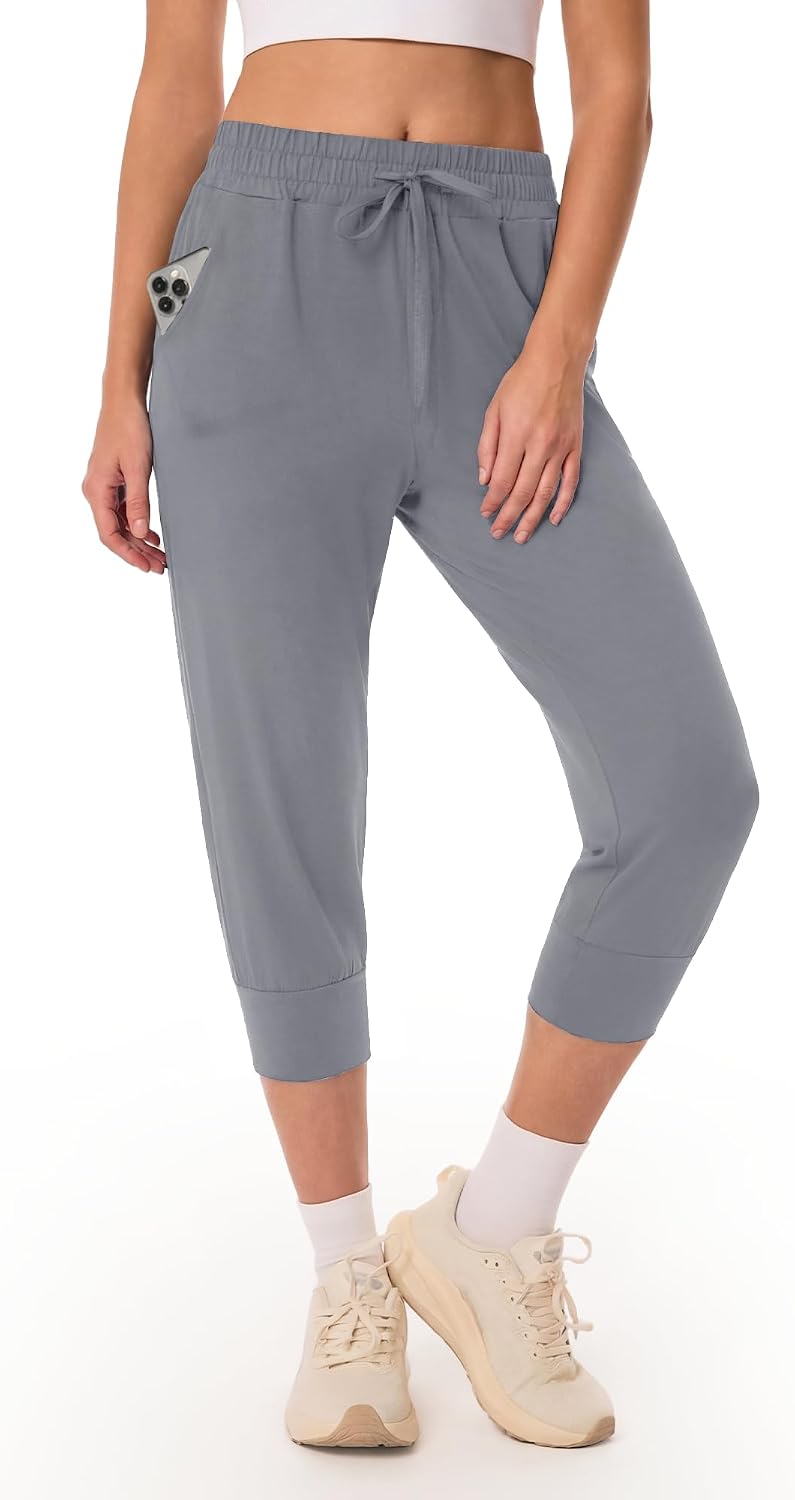 GAYHAY Joggers for Women with Pockets - Womens Sweatpants Lightweight Yoga Lounge Pants for Athletic Workout Gym Running