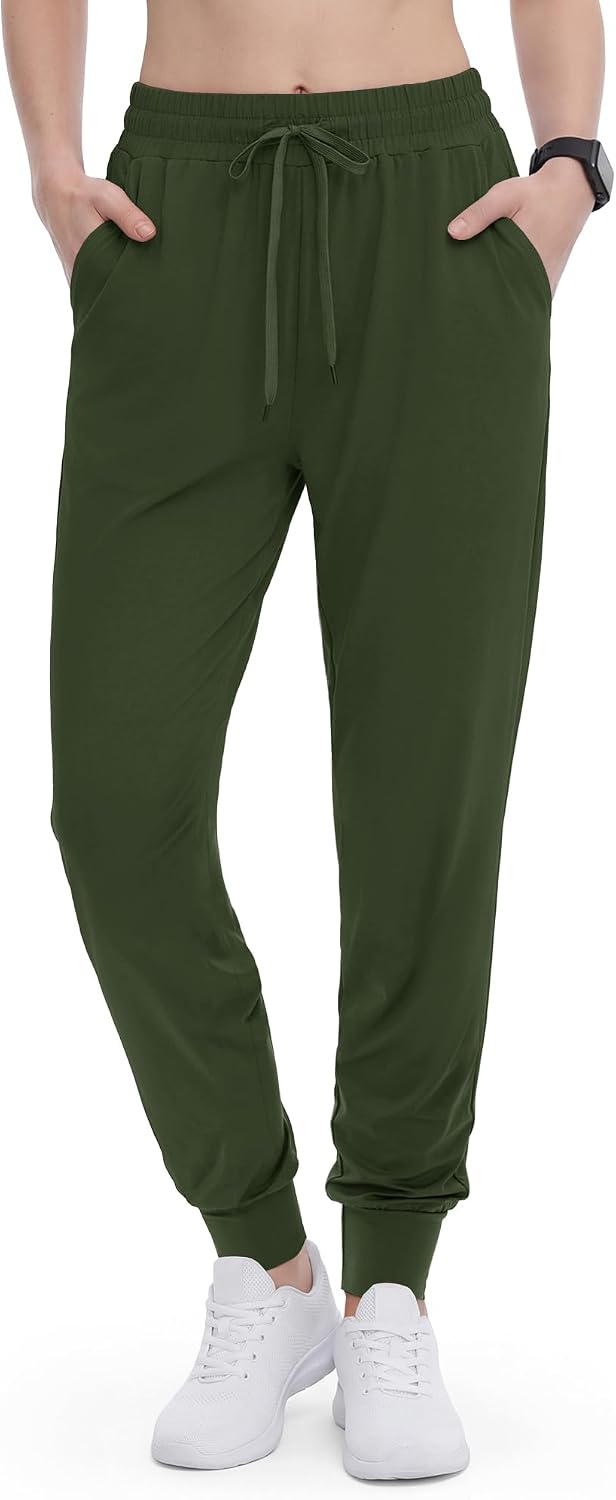 GAYHAY Joggers for Women with Pockets - Womens Sweatpants Lightweight Yoga Lounge Pants for Athletic Workout Gym Running