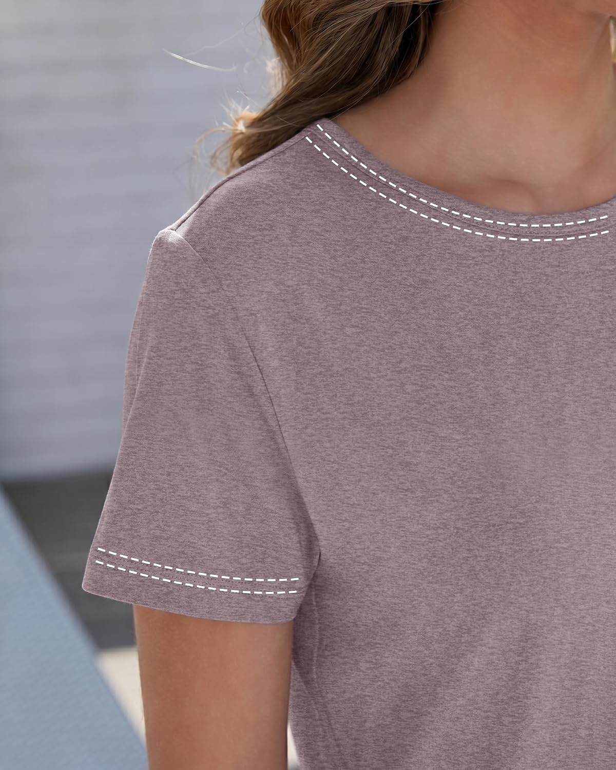 GAYHAY T Shirts for Women - Short Sleeve Spring Summer Tops Soft Basic Tees Beach Vacation Clothes for Casual 2026