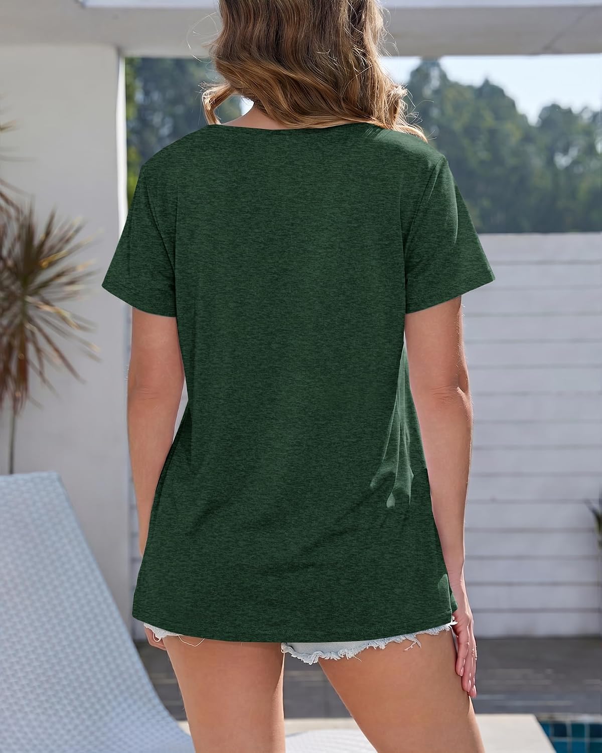 GAYHAY T Shirts for Women - Short Sleeve Spring Summer Tops Soft Basic Tees Beach Vacation Clothes for Casual 2026