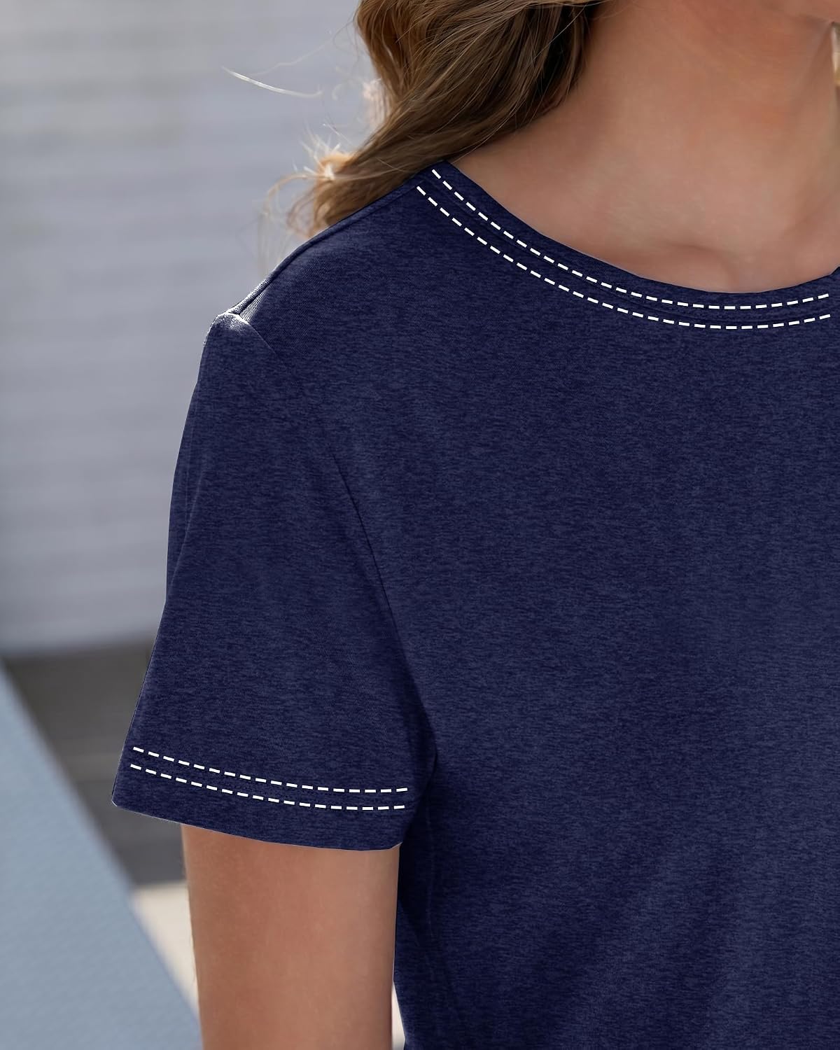 GAYHAY T Shirts for Women - Short Sleeve Spring Summer Tops Soft Basic Tees Beach Vacation Clothes for Casual 2026