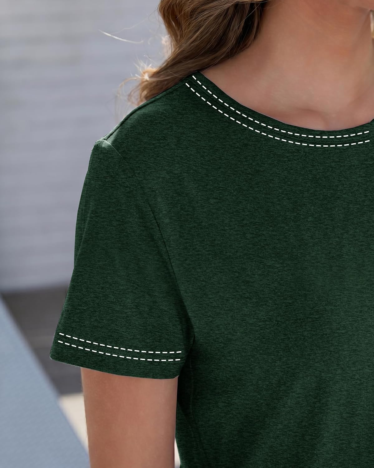 GAYHAY T Shirts for Women - Short Sleeve Spring Summer Tops Soft Basic Tees Beach Vacation Clothes for Casual 2026