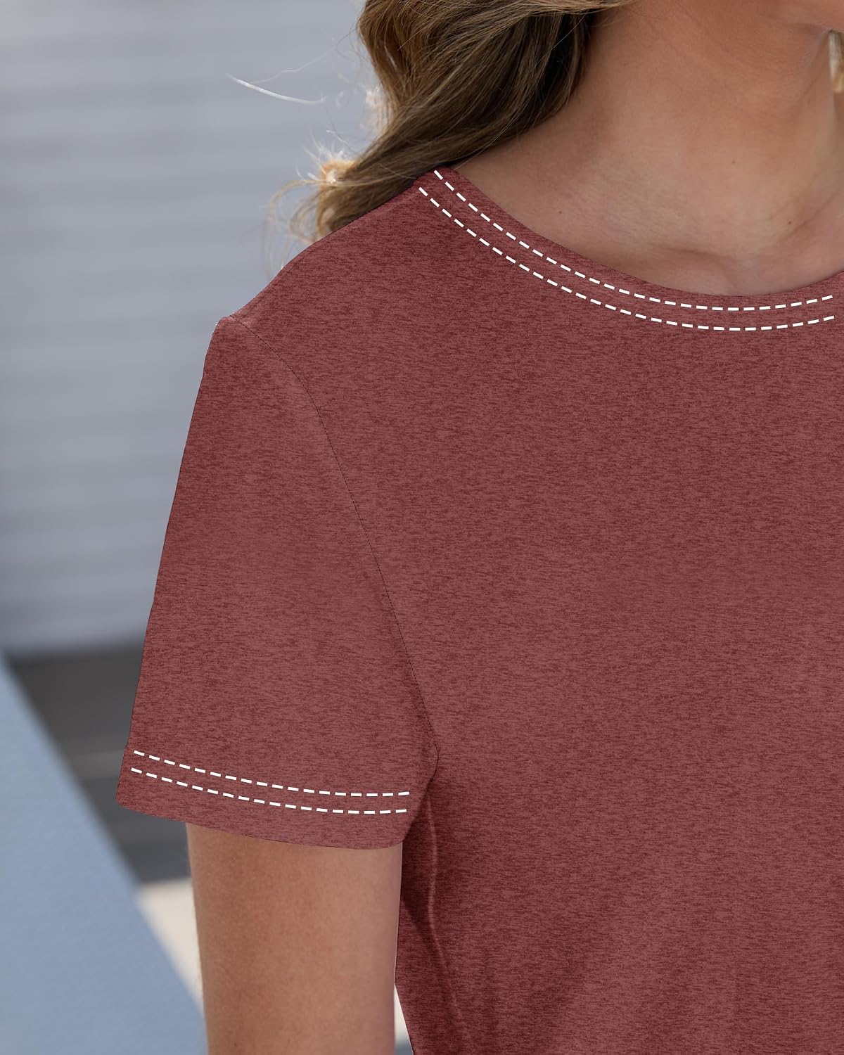 GAYHAY T Shirts for Women - Short Sleeve Spring Summer Tops Soft Basic Tees Beach Vacation Clothes for Casual 2026