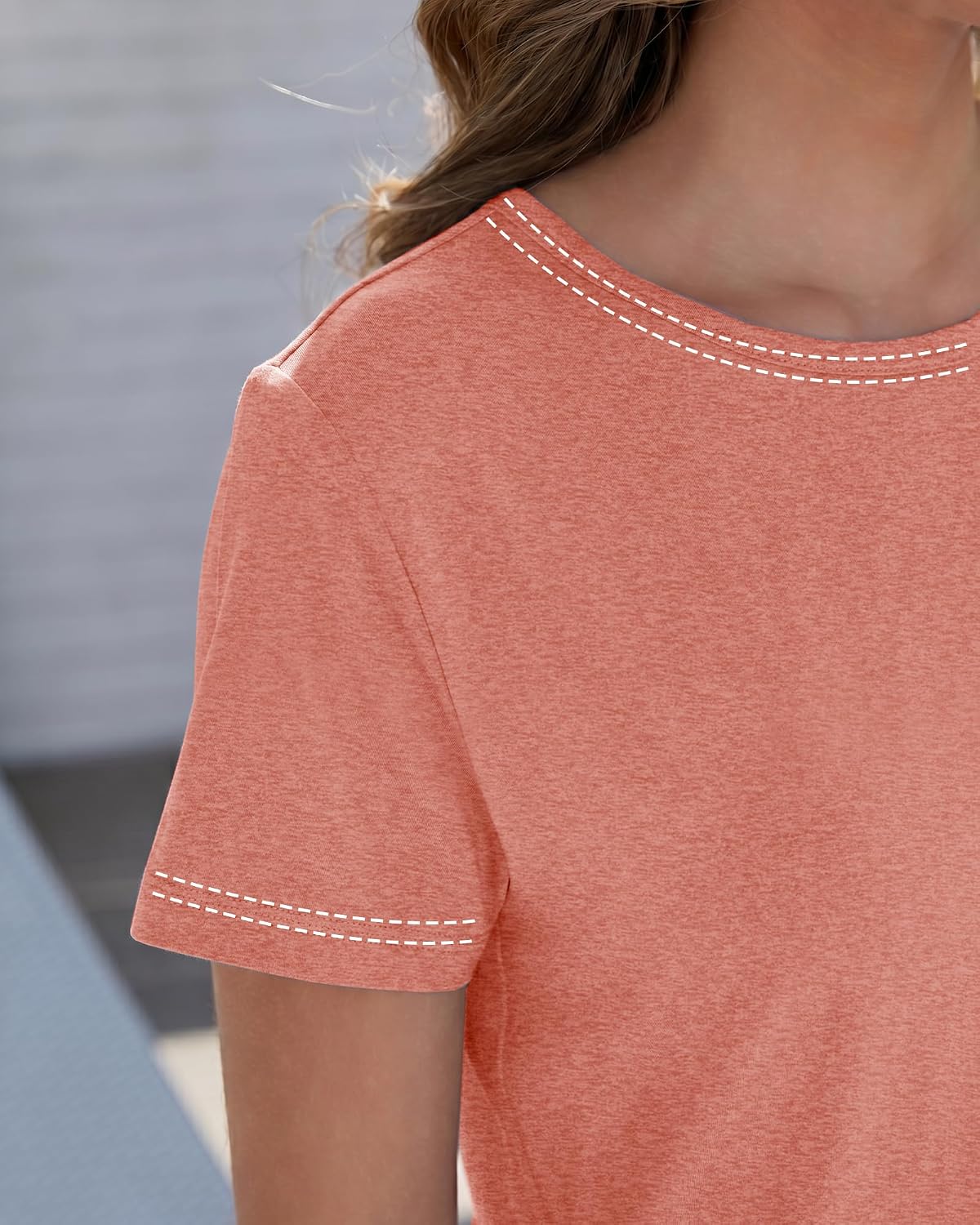 GAYHAY T Shirts for Women - Short Sleeve Spring Summer Tops Soft Basic Tees Beach Vacation Clothes for Casual 2026